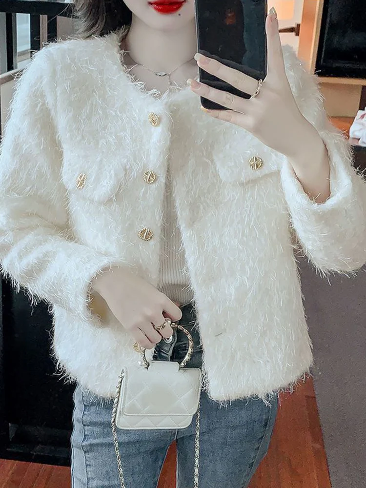 Zoki Sweet Tassel Твидовый жакет Женская мода с длинным рукавом Корейское короткое пальто с круглым вырезом Шикарные элегантные осенние маленькие ароматные топы
Zoki Sweet Tassel Твидовый жакет Женская мода с длинным рукавом Корейское короткое пальто с круглым вырезом Шикарные элегантные осенние маленькие ароматные топы