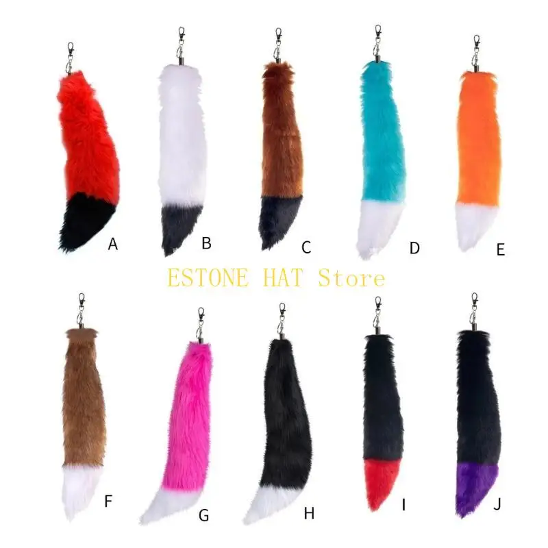49MF Foxes Tail Keychain Faux Furs Foxes Tail Keyring Soft Furry Bag Hangings Charm Pendant Key Handbag Pendant Accessorise
49MF Foxes Tail Keychain Faux Furs Foxes Tail Keyring Soft Furry Bag Hangings Charm Pendant Key Handbag Pendant Accessorise