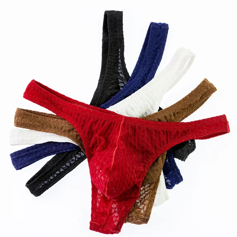 5PCS Underwear Men's Lace Jacquard Briefs Low Waist Sexy High Elastic Temptation Underwear Trendy Men Underpants Sissy Panties
5PCS Underwear Men's Lace Jacquard Briefs Low Waist Sexy High Elastic Temptation Underwear Trendy Men Underpants Sissy Panties