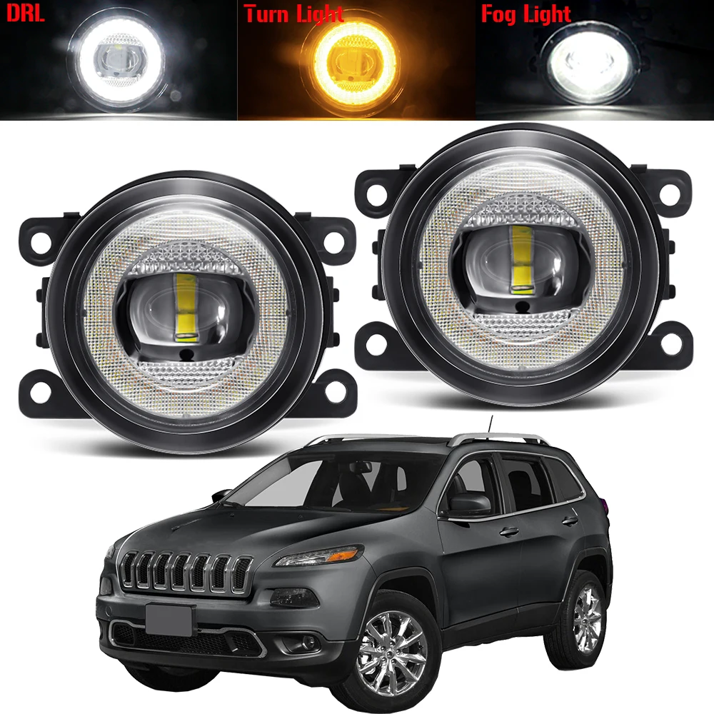 Противотуманные фары «ангельские глазки» в сборе, 30 Вт, для Jeep Cherokee KL 2014 2015 2016, Светодиодный Противотуманные фары с указателем поворота, дневные ходовые огни, 8000 лм, H11 12 В
Противотуманные фары «ангельские глазки» в сборе, 30 Вт, для Jeep Cherokee KL 2014 2015 2016, Светодиодный Противотуманные фары с указателем поворота, дневные ходовые огни, 8000 лм, H11 12 В