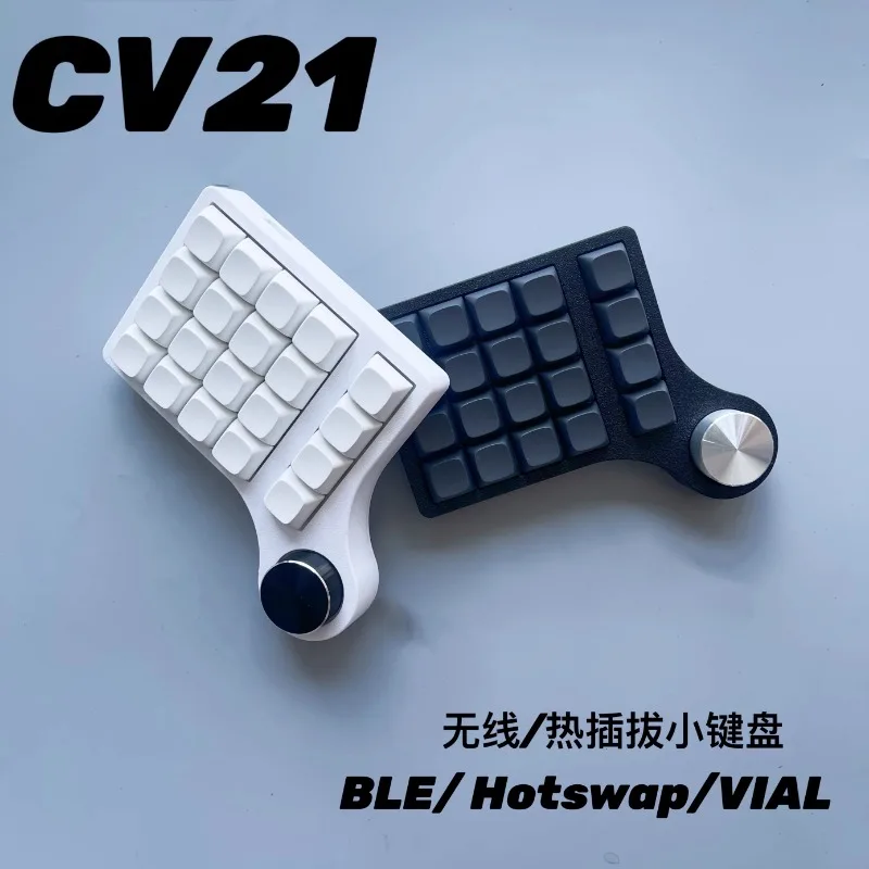 CV21 Wireless Keyboard Bluetooth Supports Dual Mode Hot Swappable VIAL Keypad Rotation Button Customized DIY Mini Keyboards Gift
CV21 Wireless Keyboard Bluetooth Supports Dual Mode Hot Swappable VIAL Keypad Rotation Button Customized DIY Mini Keyboards Gift
