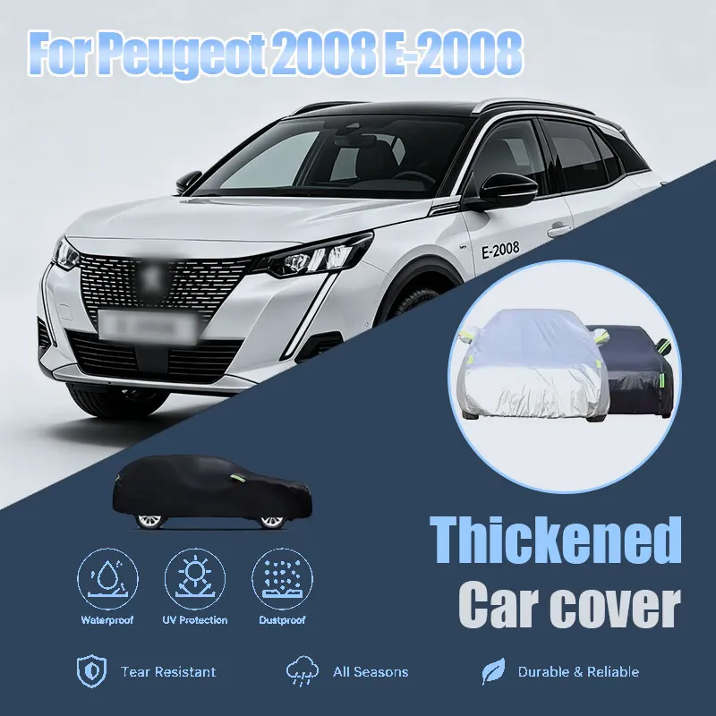For Peugeot 2008 E-2008 Full Car Cover Side Zipper Design Waterproof Dustproof Sun Protection Outdoor Vehicle Cover
For Peugeot 2008 E-2008 Full Car Cover Side Zipper Design Waterproof Dustproof Sun Protection Outdoor Vehicle Cover
