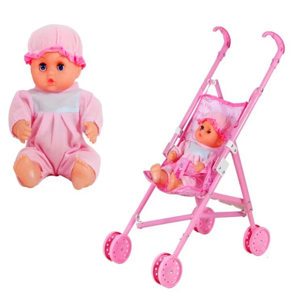 ZK20 Baby Doll with Cart Set Baby Doll Stroller Toy Pretend Play Toy Set for Kids
ZK20 Baby Doll with Cart Set Baby Doll Stroller Toy Pretend Play Toy Set for Kids