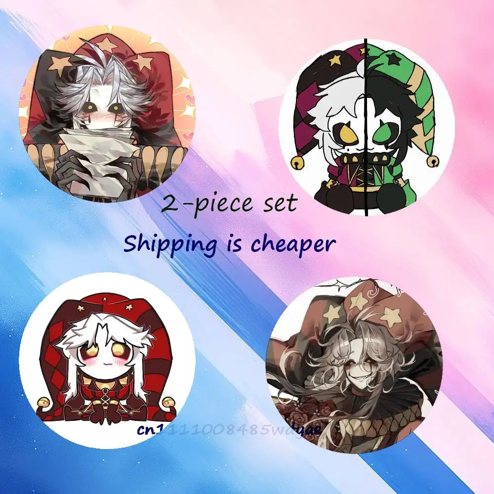 The Freak N-Novel Circus pierrot Brooches for Backpack Accessories 25,32,44,58,75mm Enamel Pins 2-piece set Cartoon Anime Badge
The Freak N-Novel Circus pierrot Brooches for Backpack Accessories 25,32,44,58,75mm Enamel Pins 2-piece set Cartoon Anime Badge