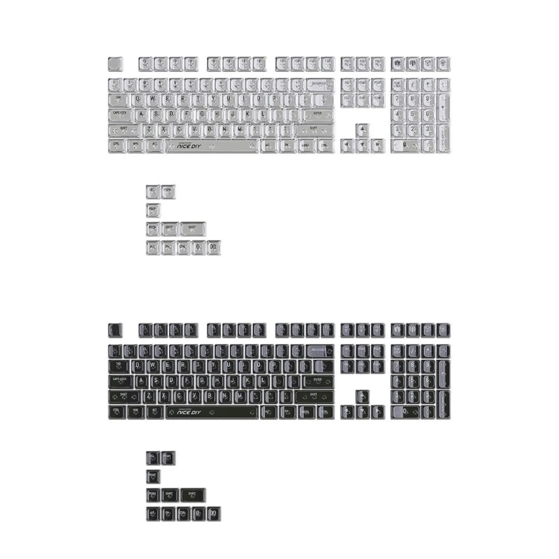 CORA Backlit Keycaps 132Keys Crystal Translucents Keycap MDA Profile for 61/62
CORA Backlit Keycaps 132Keys Crystal Translucents Keycap MDA Profile for 61/62