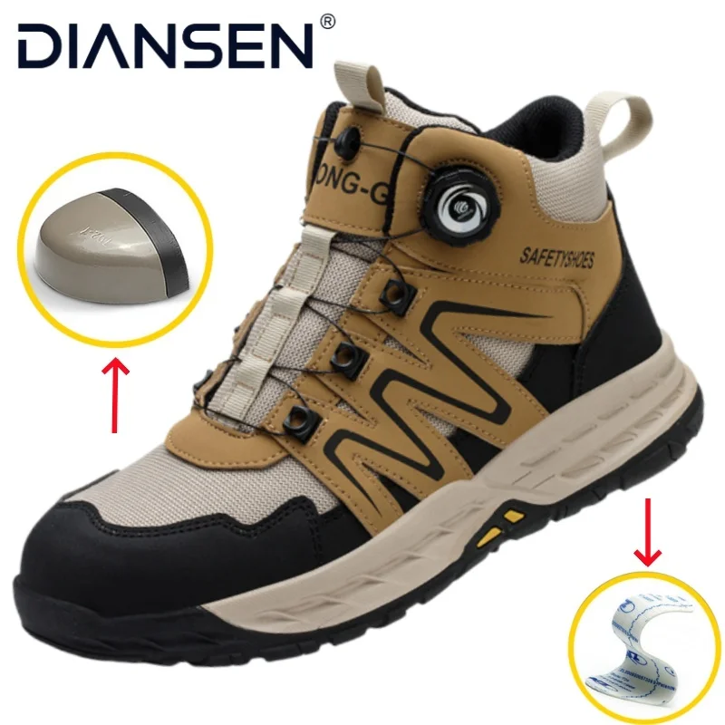 Indestructible Men Safety Boots Anti-smash Anti-stab Construction Work Steel Toe Shoes Male Work Botas Work Safety Shoes
Indestructible Men Safety Boots Anti-smash Anti-stab Construction Work Steel Toe Shoes Male Work Botas Work Safety Shoes