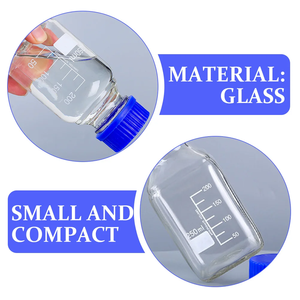 2Pcs Bottles 250ml Reagent Bottles Wide Mouth Graduated for Lab Sampling Storage Containers Media Bottle 250ml
2Pcs Bottles 250ml Reagent Bottles Wide Mouth Graduated for Lab Sampling Storage Containers Media Bottle 250ml
