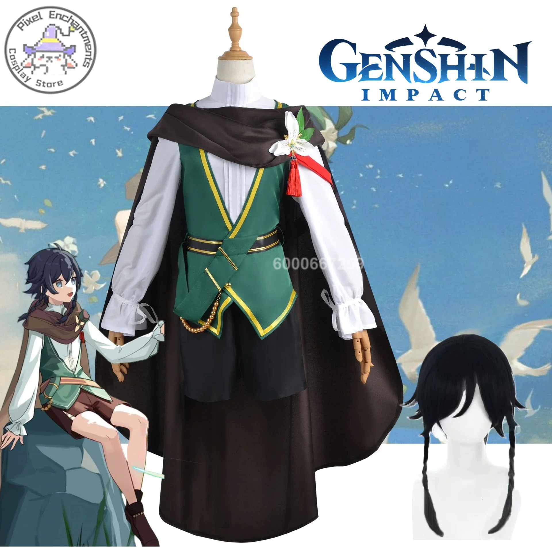In Stock Game Anime Genshin Impact Venti Past Version Fanart Barbatos Cosplay Costume Halloween Carnival Uniform Party Comic Con
In Stock Game Anime Genshin Impact Venti Past Version Fanart Barbatos Cosplay Costume Halloween Carnival Uniform Party Comic Con