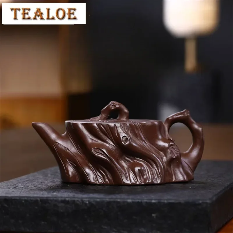 250ml Aesthetic Yixing Purple Clay Teapot Handmade Plum Tree Stump Pot Raw Ore Purple Mud Kettle With Strainer Zisha Teaset Gift
250ml Aesthetic Yixing Purple Clay Teapot Handmade Plum Tree Stump Pot Raw Ore Purple Mud Kettle With Strainer Zisha Teaset Gift