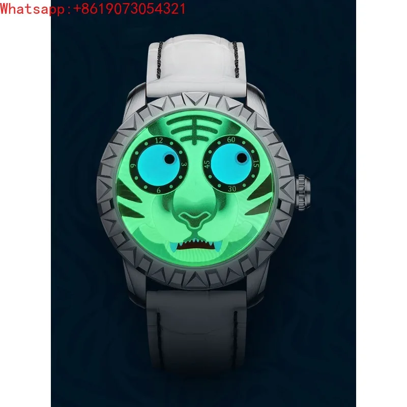 The Great Qin Empire LUCKY HARVEY Zhiqu Series Tiger Eye White Tiger Watch Moving Couple Automatic Machinery
The Great Qin Empire LUCKY HARVEY Zhiqu Series Tiger Eye White Tiger Watch Moving Couple Automatic Machinery