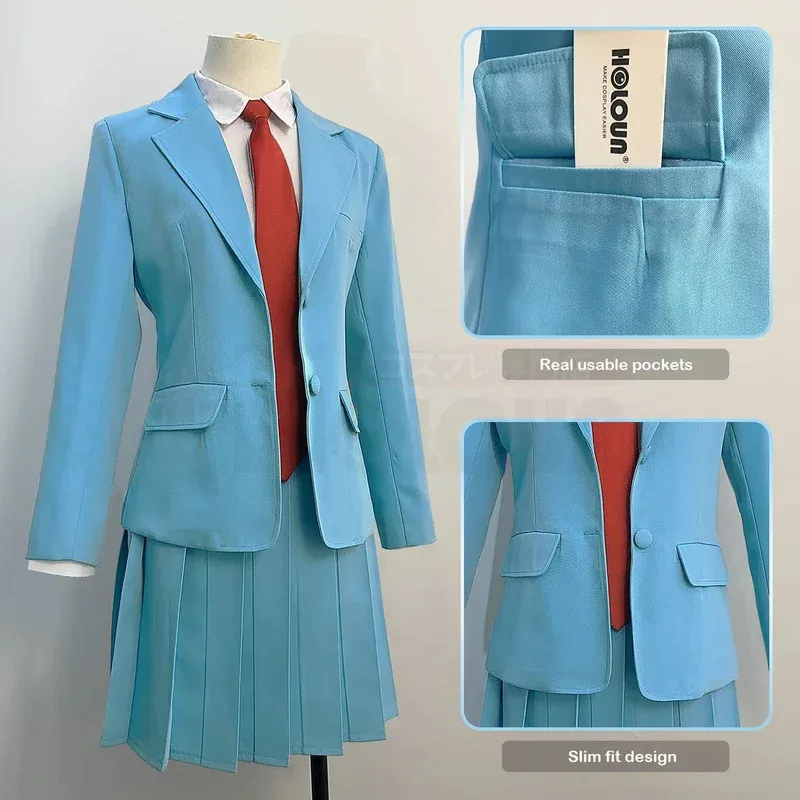 Sky04 HOLOUN Skip and Loafer Anime Iwakura Mitsumi Cosplay Costume School Uniform Blue Suit Shirt JK Skirt Tie Daily Wearin44Gg!
Sky04 HOLOUN Skip and Loafer Anime Iwakura Mitsumi Cosplay Costume School Uniform Blue Suit Shirt JK Skirt Tie Daily Wearin44Gg!