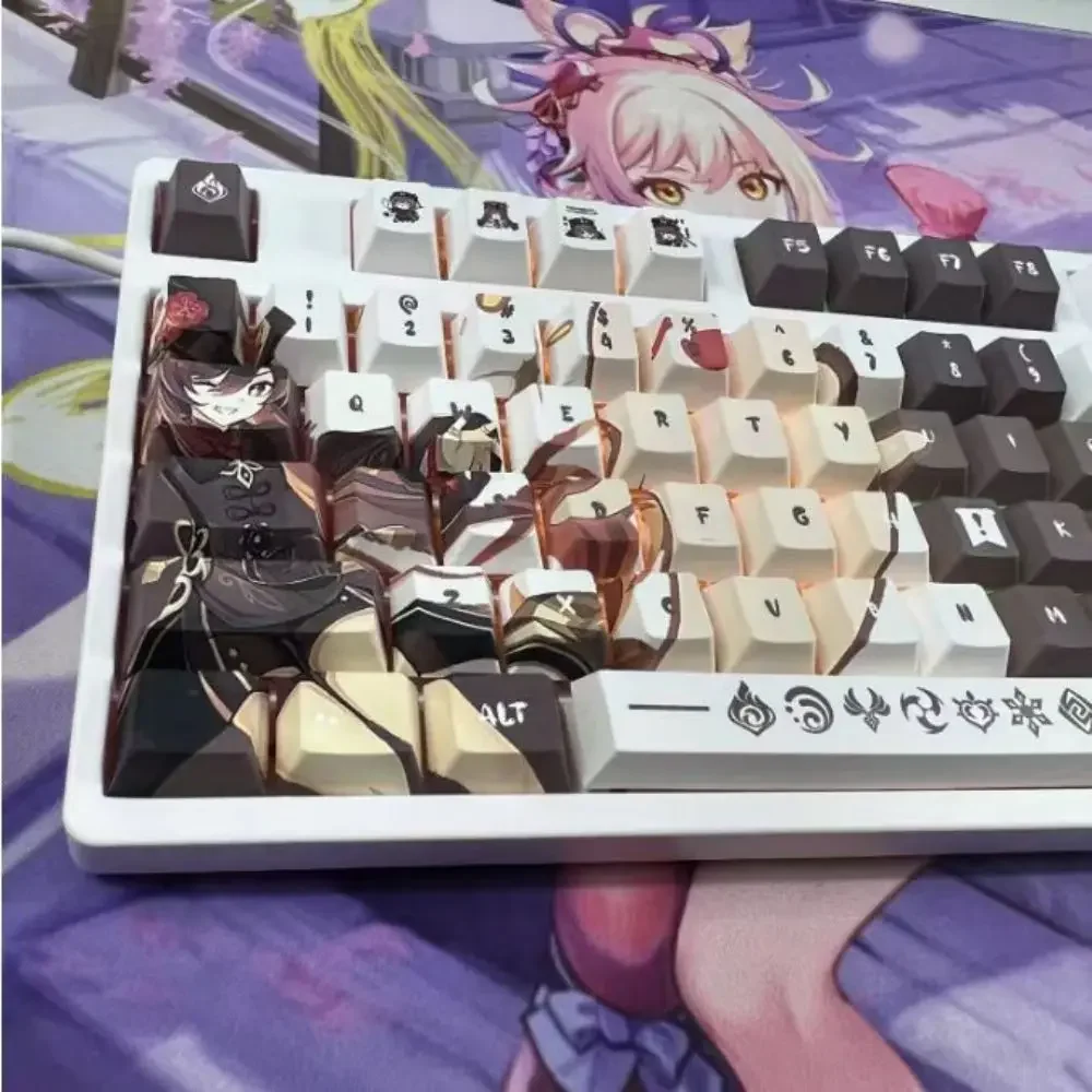 Genshin Impact 128 PBT Key Caps Set Cherry Profile For Mechanical Keyboard DYE-SUB Cute DIY Backlight Translucency Gaming Keycap
Genshin Impact 128 PBT Key Caps Set Cherry Profile For Mechanical Keyboard DYE-SUB Cute DIY Backlight Translucency Gaming Keycap
