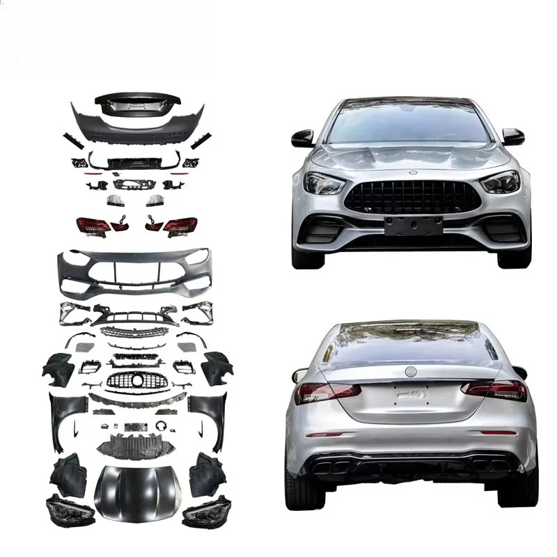 W213 Old to New Body Kit for Benz E-class 17-20 Upgrade 21-23 Wide E63s AMG Bumper Hood Fender Diffuser Headlight
W213 Old to New Body Kit for Benz E-class 17-20 Upgrade 21-23 Wide E63s AMG Bumper Hood Fender Diffuser Headlight
