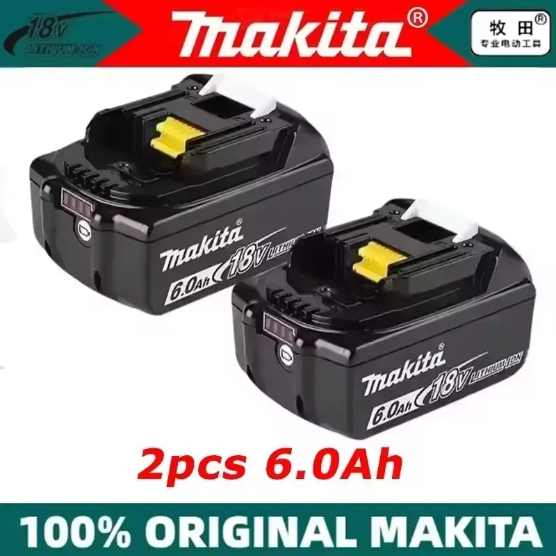100% Original Makita 6Ah/5Ah for Makita 18V Battery BL1840 BL1830B BL1850B BL1850 BL1860 BL1815 Replacement Lithium Battery
100% Original Makita 6Ah/5Ah for Makita 18V Battery BL1840 BL1830B BL1850B BL1850 BL1860 BL1815 Replacement Lithium Battery