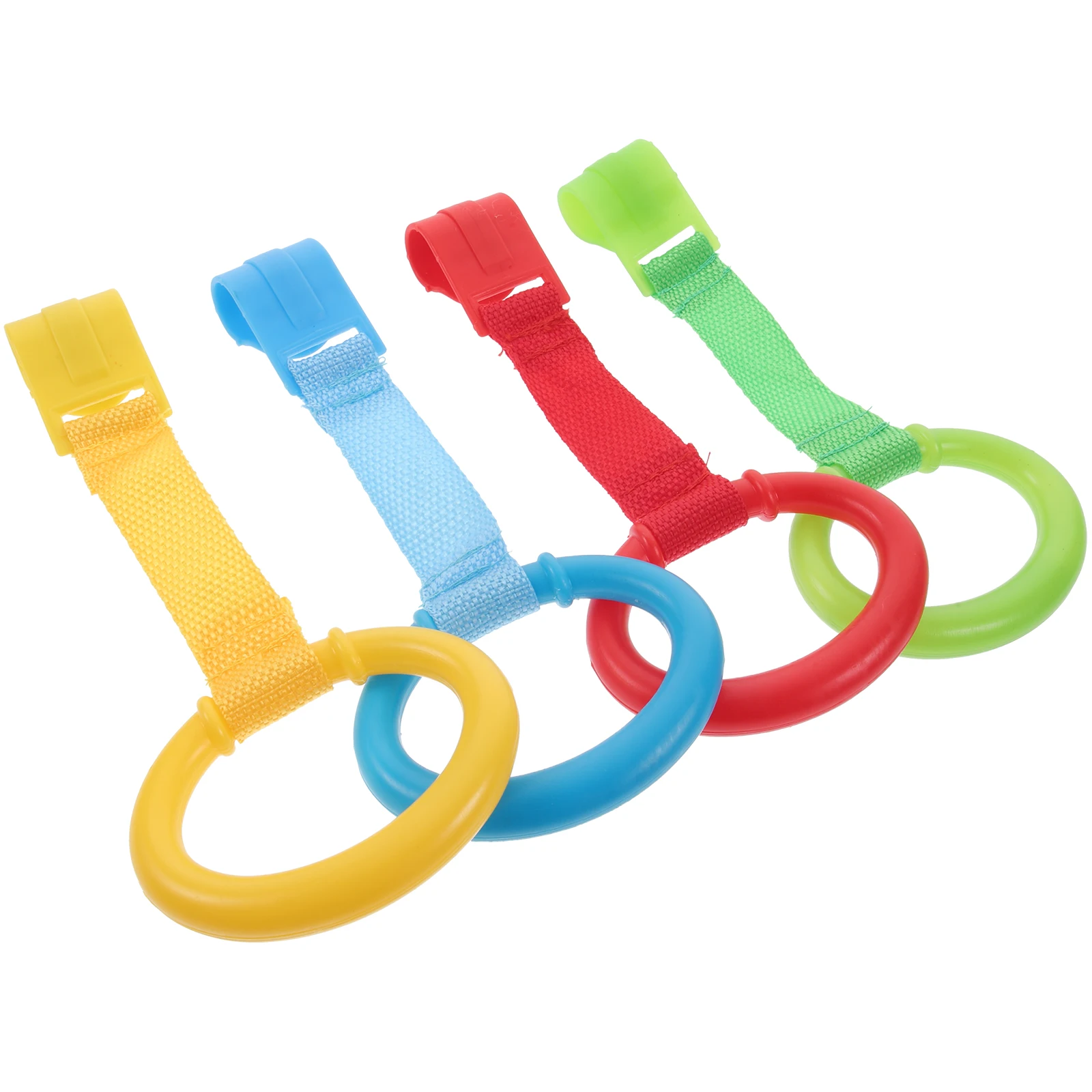 4pcs Baby Stand Up Rings Multicolor Red Green Pull Ring Crib Hanging Toys Fitness Training Arm Strength Baby
4pcs Baby Stand Up Rings Multicolor Red Green Pull Ring Crib Hanging Toys Fitness Training Arm Strength Baby