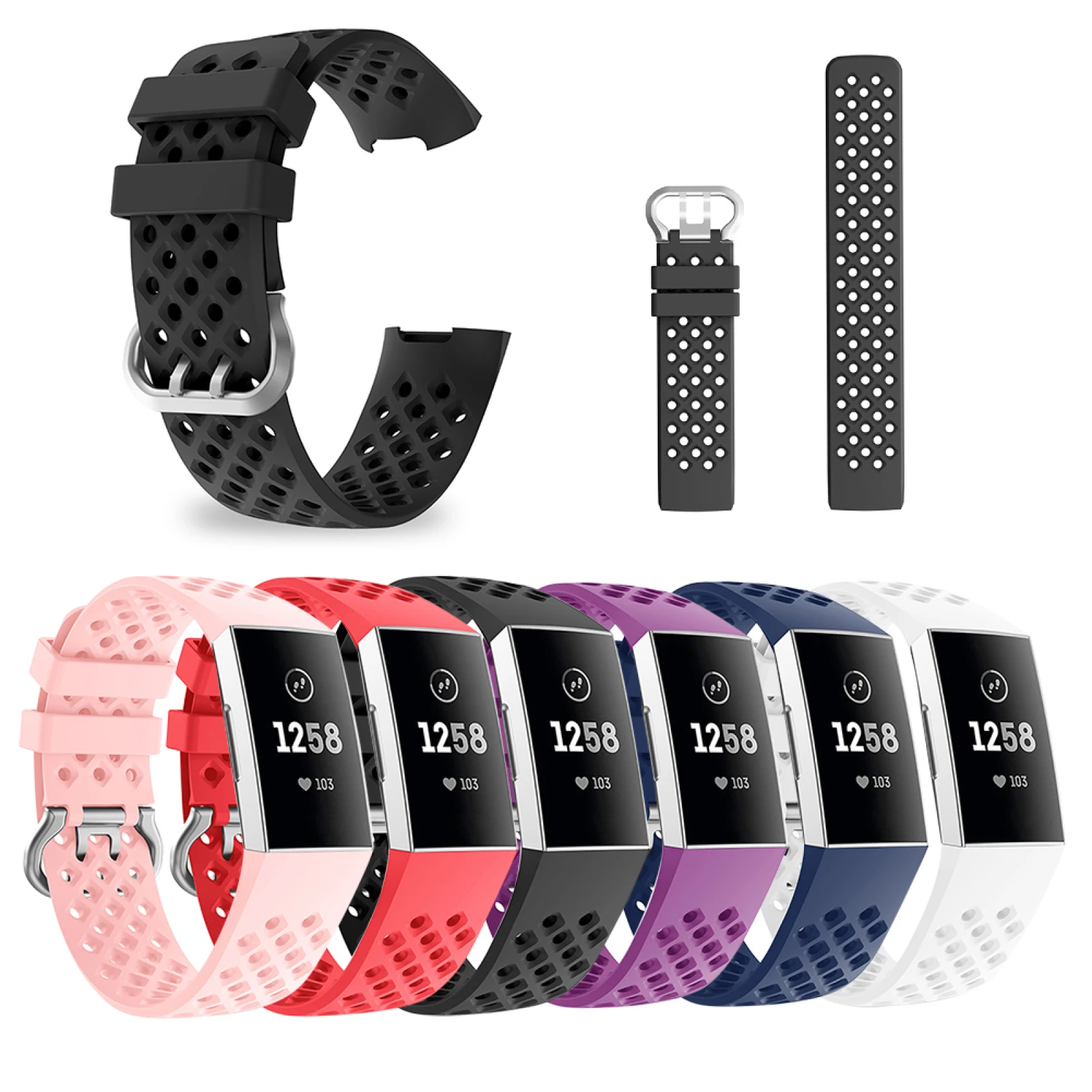 Watch Strap Bracelet Silicone Wristband Watch Bands Replacement For Fitbit Charge 3 4 Adjustable Wrist Band Watch Accessories
Watch Strap Bracelet Silicone Wristband Watch Bands Replacement For Fitbit Charge 3 4 Adjustable Wrist Band Watch Accessories