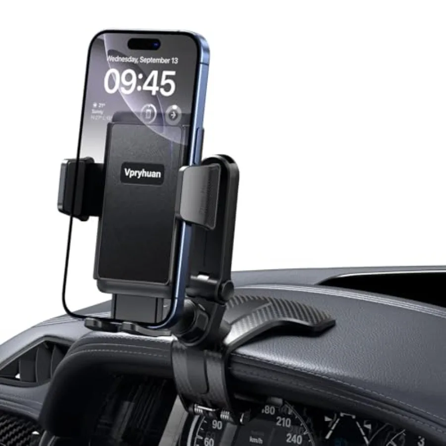 Dashboard Car Phone Holder Mount with Anti-Drop Clip - 360° Rotation Multifunctional Cell Phone Holder Car for iPhone, Samsung,
Dashboard Car Phone Holder Mount with Anti-Drop Clip - 360° Rotation Multifunctional Cell Phone Holder Car for iPhone, Samsung,