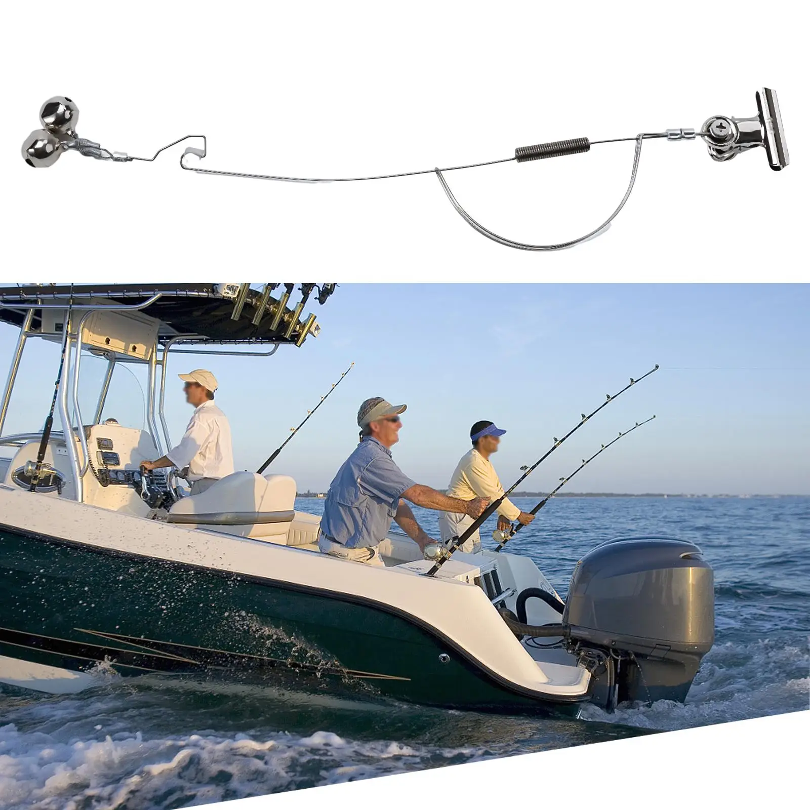 Fishing Rod Fishing Alarm 35cm Replacement Bell Alarm Bite Loop-Alarm Fishing Clip Indicator Outdoor Brand New
Fishing Rod Fishing Alarm 35cm Replacement Bell Alarm Bite Loop-Alarm Fishing Clip Indicator Outdoor Brand New