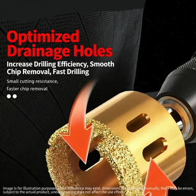 Xinchengfeng brazing hole opener diamond tile drilling glass marble dry drill bit tile hole opener drilling ceramic diamond
Xinchengfeng brazing hole opener diamond tile drilling glass marble dry drill bit tile hole opener drilling ceramic diamond