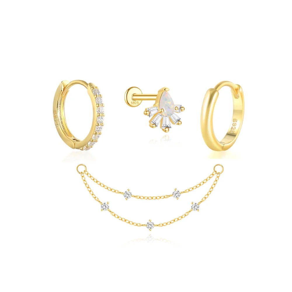 ROXI 925 Sterling Silver DIY Freedom match1 Piece Tassel Chain zircon Charms accessory for Women Circle/Piercing Earrings Gifts
ROXI 925 Sterling Silver DIY Freedom match1 Piece Tassel Chain zircon Charms accessory for Women Circle/Piercing Earrings Gifts