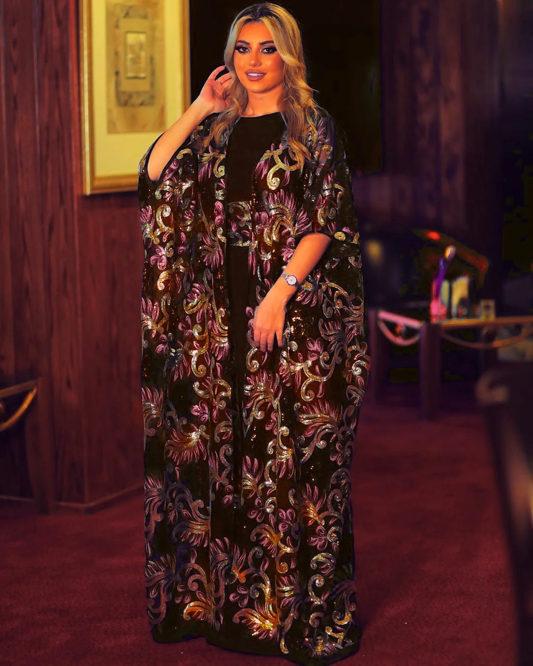Luxury Dubai Abayas Muslim Matching Set Eid Ramadan Women Kimono Jalabiya Kebaya Caftan Marocain Femme Robe Kaftan Dress Vestido
Luxury Dubai Abayas Muslim Matching Set Eid Ramadan Women Kimono Jalabiya Kebaya Caftan Marocain Femme Robe Kaftan Dress Vestido
