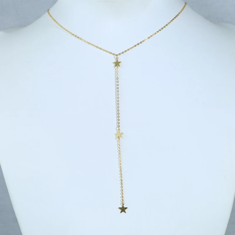 925 Sterling Silver High Polished Star Charm Necklace Simple Sexy Y Lariat Women Link Chains jewelry
925 Sterling Silver High Polished Star Charm Necklace Simple Sexy Y Lariat Women Link Chains jewelry