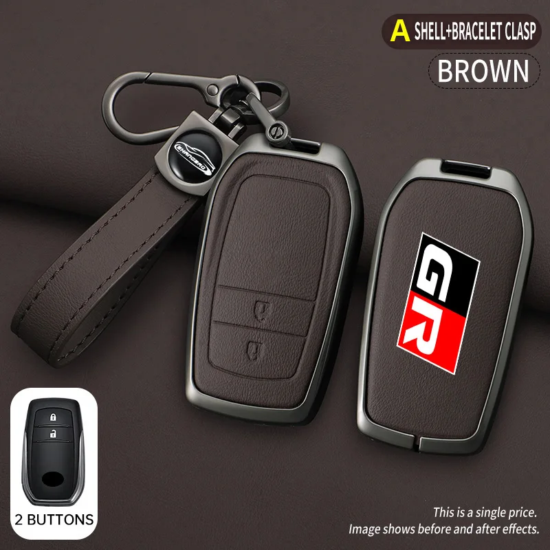 Zinc Alloy Car Key Case Cover Protector Keychain Styling Accessories For Toyota GR Sport C-HR Gazoo RAV4 Racing Mirai Avensis
Zinc Alloy Car Key Case Cover Protector Keychain Styling Accessories For Toyota GR Sport C-HR Gazoo RAV4 Racing Mirai Avensis