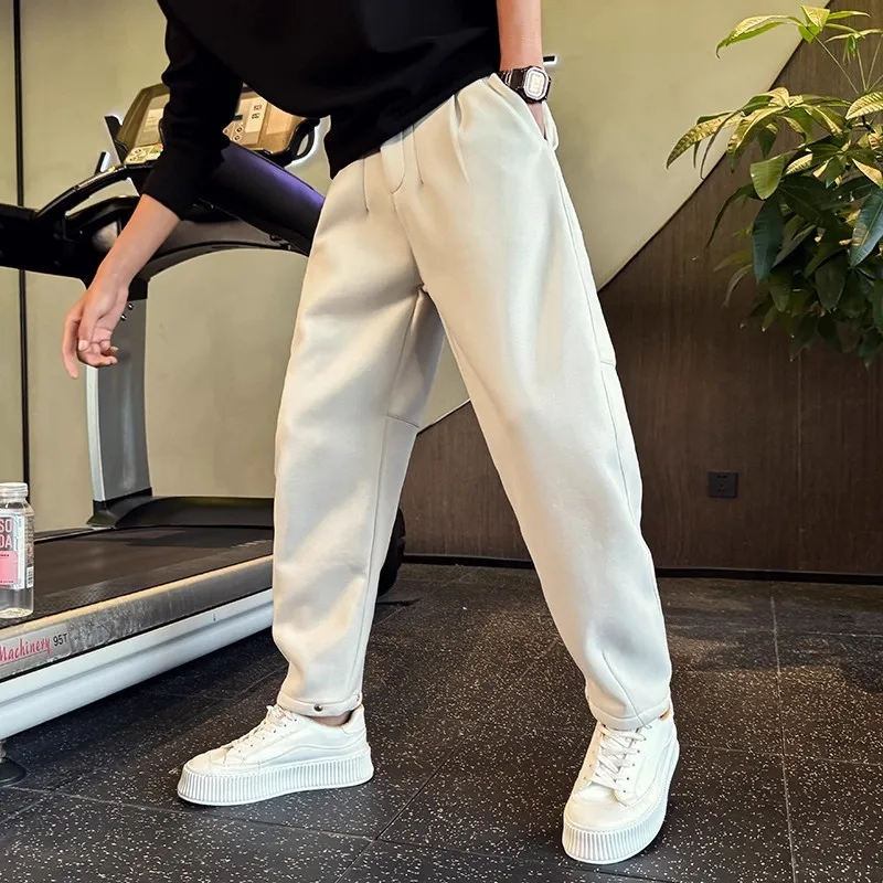 Casual Straight Leg Sweatpants for Men Spring Autumn Spor Haome Versatile New Sle Korean Version Loose Fit Pants
Casual Straight Leg Sweatpants for Men Spring Autumn Spor Haome Versatile New Sle Korean Version Loose Fit Pants