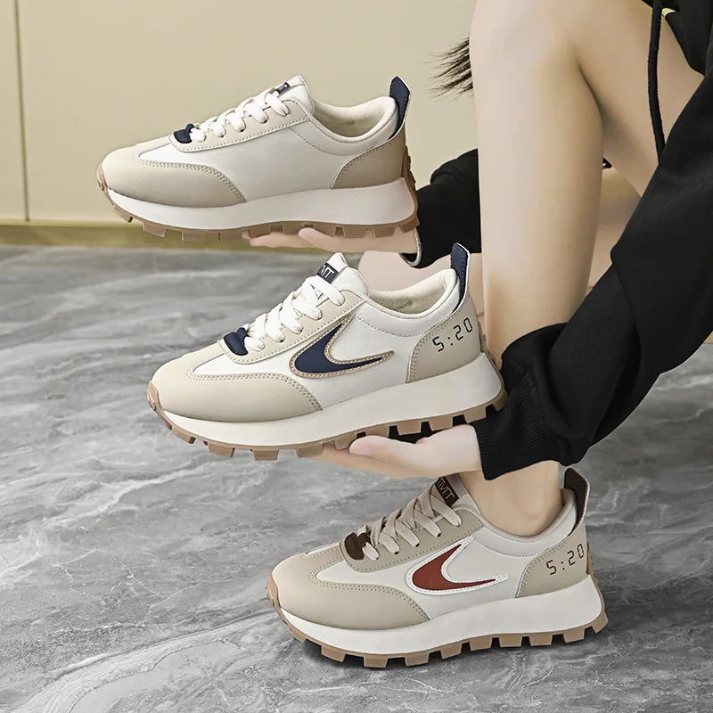 2026 Women's New Wear-Resistant Casual Sports Shoes Comfortable Thick Sole Running Sneakers Trendy Outdoor Non-Slip Woman Shoes
2026 Women's New Wear-Resistant Casual Sports Shoes Comfortable Thick Sole Running Sneakers Trendy Outdoor Non-Slip Woman Shoes