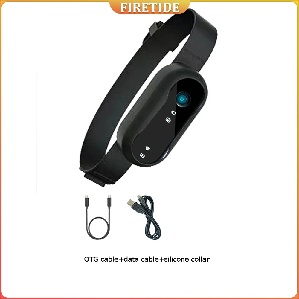 USB Rechargeable Adjustable Pet Camera Cat Camera Collar with 32G Card, HD 1080P WiFi App Dog Collar, Christmas Gift
USB Rechargeable Adjustable Pet Camera Cat Camera Collar with 32G Card, HD 1080P WiFi App Dog Collar, Christmas Gift