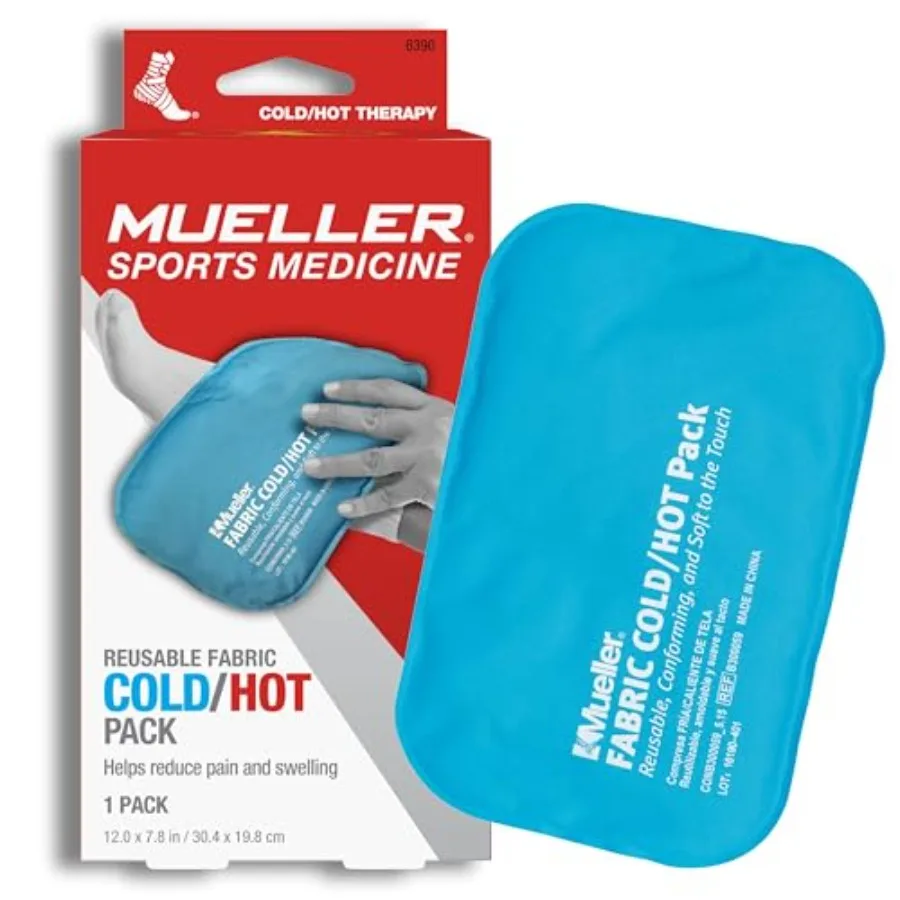 Sports Medicine Reusable Fabric Cold and Hot Pack, Ice Pack for Injuries and Pain Relief, Blue
Sports Medicine Reusable Fabric Cold and Hot Pack, Ice Pack for Injuries and Pain Relief, Blue
