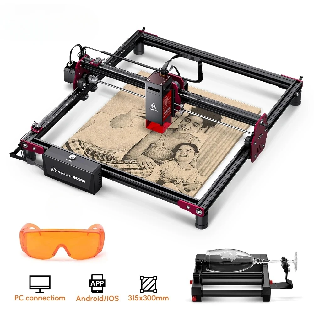 AlgoLASE Woodworkers LASE Engraver 12000mm/min CNC Off-line Control Table Wood Cutter Metal Engraving Machine For Begginner
AlgoLASE Woodworkers LASE Engraver 12000mm/min CNC Off-line Control Table Wood Cutter Metal Engraving Machine For Begginner