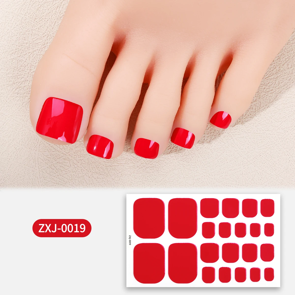 22Tips Baking Free Toe Nail Sticker Simple Solid Color Full Cover Toenail Polish Strips Adhesive DIY Foot Decals
22Tips Baking Free Toe Nail Sticker Simple Solid Color Full Cover Toenail Polish Strips Adhesive DIY Foot Decals