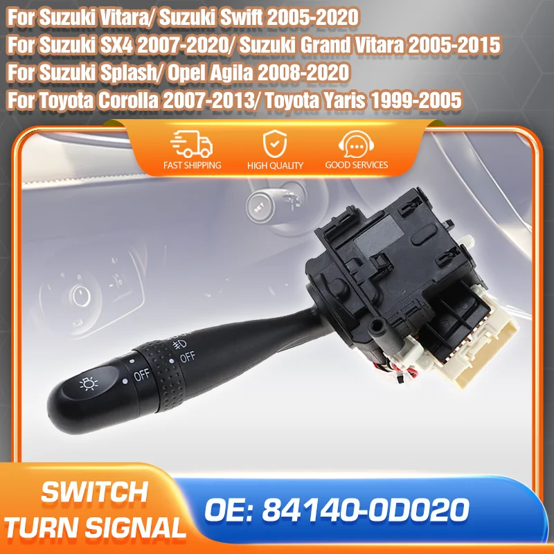 Indicator Turn Signal Headlight Switch For Suzuki Vitara Splash Swift SX4 Suzuki Grand Vitara Opel Agila Toyota Corolla Yaris
Indicator Turn Signal Headlight Switch For Suzuki Vitara Splash Swift SX4 Suzuki Grand Vitara Opel Agila Toyota Corolla Yaris