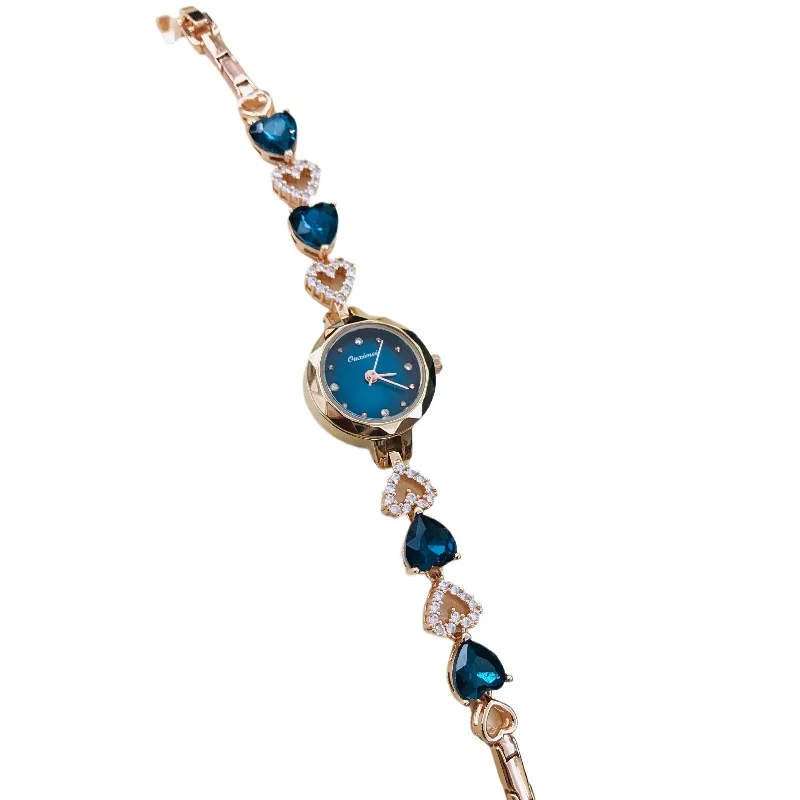 Send girlfriend limited blue love bracelet watch women's women watch
Send girlfriend limited blue love bracelet watch women's women watch