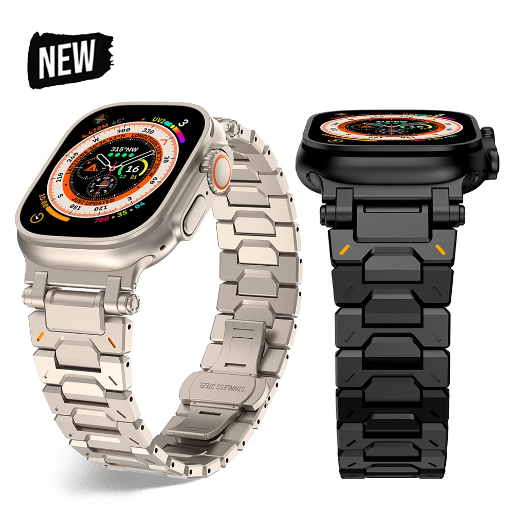 Ремешок из нержавеющей стали для Apple Watch 10 46 мм Ultra 2 49 мм, роскошный металлический браслет для iWatch Series 9 8 7 45 мм 6 5 4 44 мм 42
Ремешок из нержавеющей стали для Apple Watch 10 46 мм Ultra 2 49 мм, роскошный металлический браслет для iWatch Series 9 8 7 45 мм 6 5 4 44 мм 42