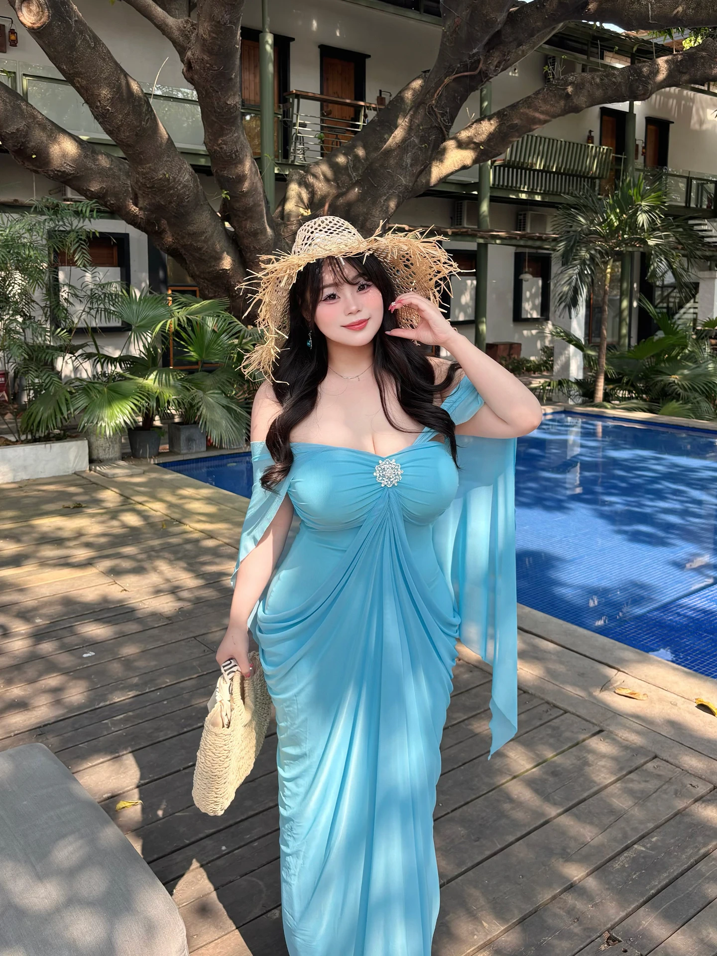 Blue Lace Off-oulder Dr Women's Holiday Long Dr Gentle Sle plus Size B-Babes Dr Series Skin-Friendly B...
Blue Lace Off-oulder Dr Women's Holiday Long Dr Gentle Sle plus Size B-Babes Dr Series Skin-Friendly B...