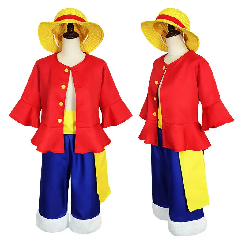 Костюмы для косплея по аниме Monkey D. Luffy, костюм Бога Солнца Луффи, красные костюмы с шляпой, карнавальный костюм на Хэллоуин для взрослых и детей.
Костюмы для косплея по аниме Monkey D. Luffy, костюм Бога Солнца Луффи, красные костюмы с шляпой, карнавальный костюм на Хэллоуин для взрослых и детей.