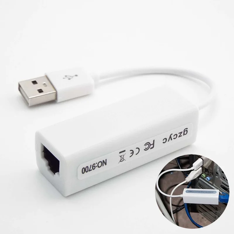 Super Speed USB 2.0 to RJ45 USB2.0 to Ethernet Network LAN Adapter Card 10Mbps Adapter for windows7 PC Laptop LAN adapter
Super Speed USB 2.0 to RJ45 USB2.0 to Ethernet Network LAN Adapter Card 10Mbps Adapter for windows7 PC Laptop LAN adapter