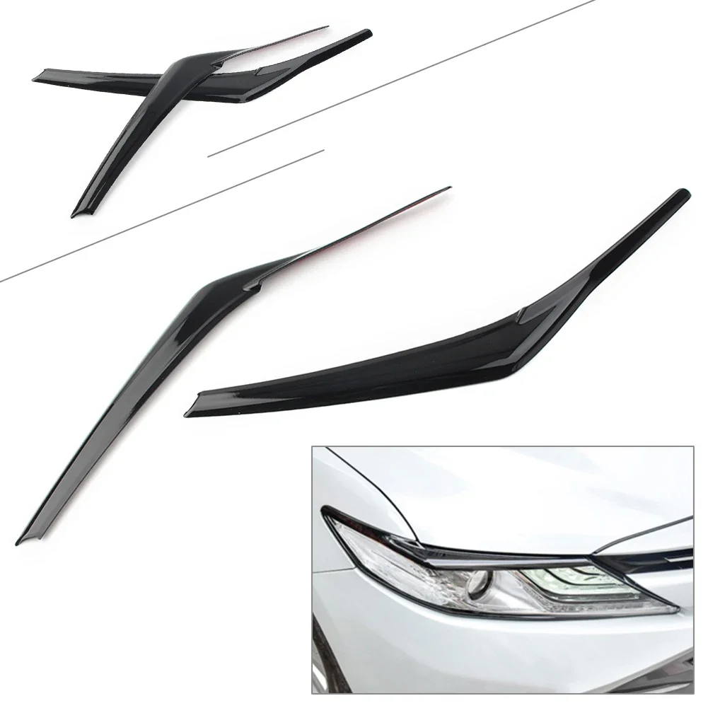 OLANGDA Glossy Black Car Headlight Lamp Eyebrow ABS Decoration Trims Cover For Toyota Camry SE XSE XLE L LE 2018 2019 2020 2Pcs
OLANGDA Glossy Black Car Headlight Lamp Eyebrow ABS Decoration Trims Cover For Toyota Camry SE XSE XLE L LE 2018 2019 2020 2Pcs