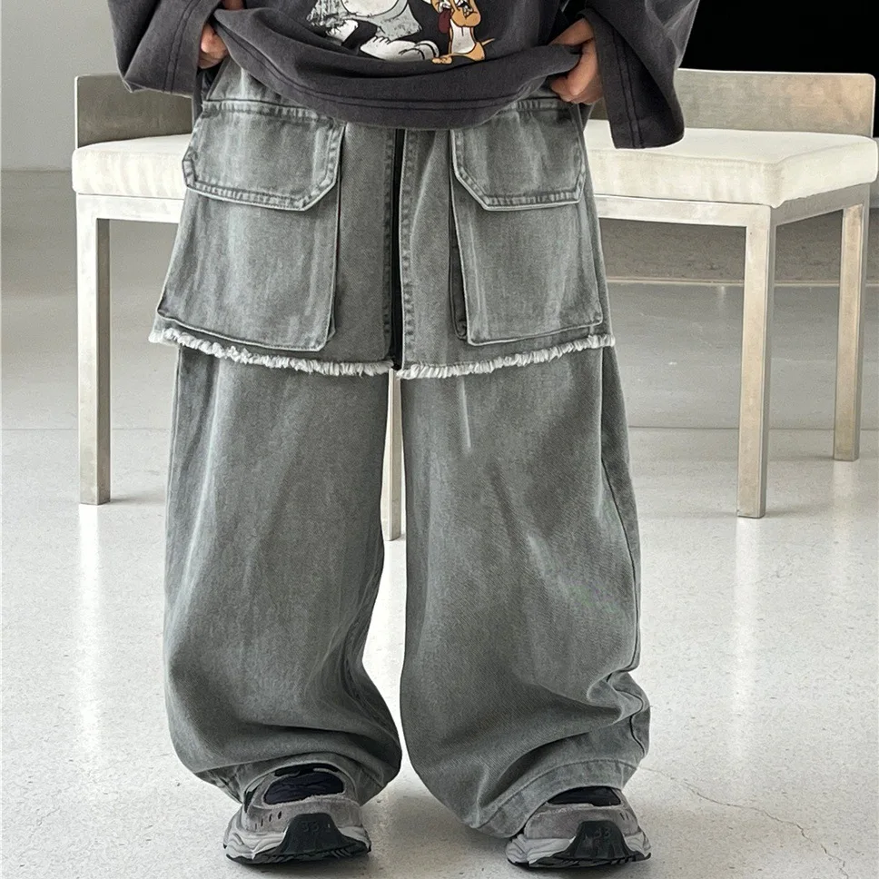 Детская одежда для мальчиков, модный дизайн, универсальные джинсы, новинка осени 202, красивые повседневные джинсы в корейском стиле для мальчиков в стиле ретро
Детская одежда для мальчиков, модный дизайн, универсальные джинсы, новинка осени 202, красивые повседневные джинсы в корейском стиле для мальчиков в стиле ретро