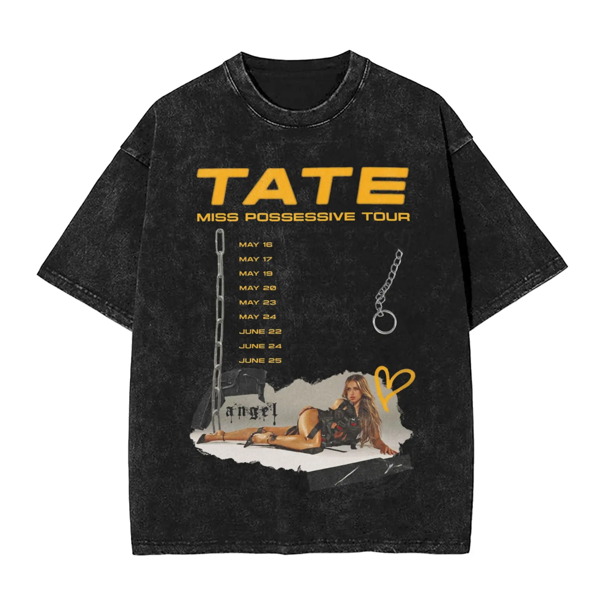 Мужчины Женщины Harajuku Промытые футболки Tate McRae Miss Possessive Tour 2025 Футболка с принтом Merch Harajuku Футболка
Мужчины Женщины Harajuku Промытые футболки Tate McRae Miss Possessive Tour 2025 Футболка с принтом Merch Harajuku Футболка