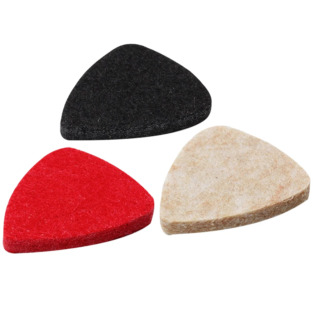 3 Pcs Wool Felt Picks Professional Guitar Plectrums Clear Sound Portable Accessory for Ukulele Thin Tikpik Kids
3 Pcs Wool Felt Picks Professional Guitar Plectrums Clear Sound Portable Accessory for Ukulele Thin Tikpik Kids