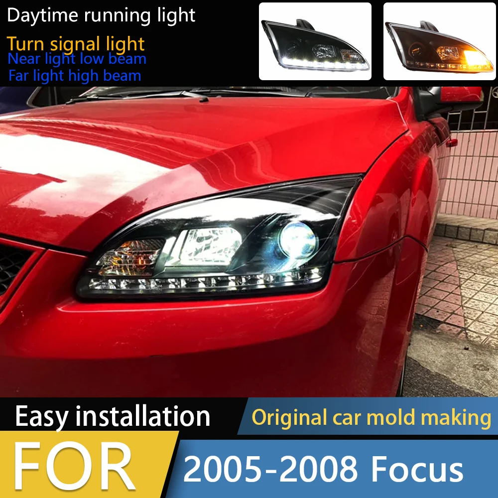 Передняя лампа для фар Ford Focus 2005-2008 Focus, светодиодный головной фонарь Led Drl Angel Eye Hid, биксеноновый сигнал, автоаксессуары
Передняя лампа для фар Ford Focus 2005-2008 Focus, светодиодный головной фонарь Led Drl Angel Eye Hid, биксеноновый сигнал, автоаксессуары