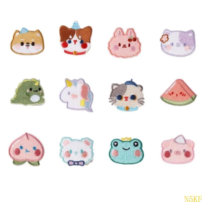 N5KF 12pcs Animal Patches Clate Patches Starker Sticker for Creative Craft Project Decors
N5KF 12pcs Animal Patches Clate Patches Starker Sticker for Creative Craft Project Decors