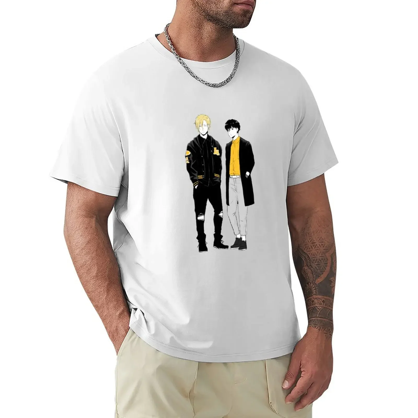 Banana Fish - Ash and Eiji T-shirt plus size tops cute clothes mens t shirts casual stylish
Banana Fish - Ash and Eiji T-shirt plus size tops cute clothes mens t shirts casual stylish