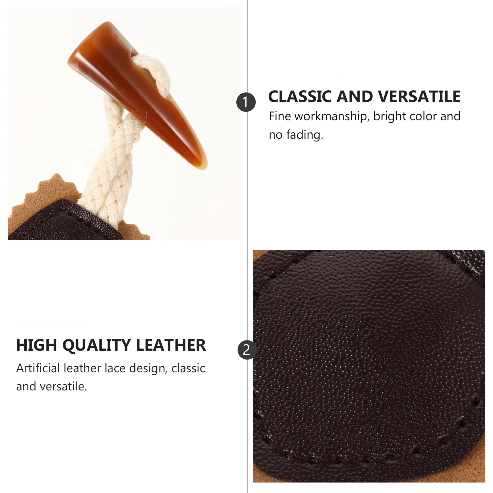 Vintage Horn Buttons For Coat Sweater Jacket High-Quality Artificial Toggle Closure Durable Clothing Replacement
Vintage Horn Buttons For Coat Sweater Jacket High-Quality Artificial Toggle Closure Durable Clothing Replacement