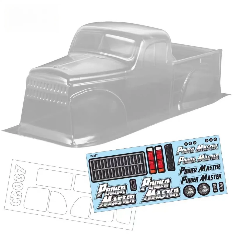 1/10 Rock Crawler Body shell, Off-Road Truck, 4x4, 313mm Chassis, Traxxas TRX-4, Axial SCX10
1/10 Rock Crawler Body shell, Off-Road Truck, 4x4, 313mm Chassis, Traxxas TRX-4, Axial SCX10