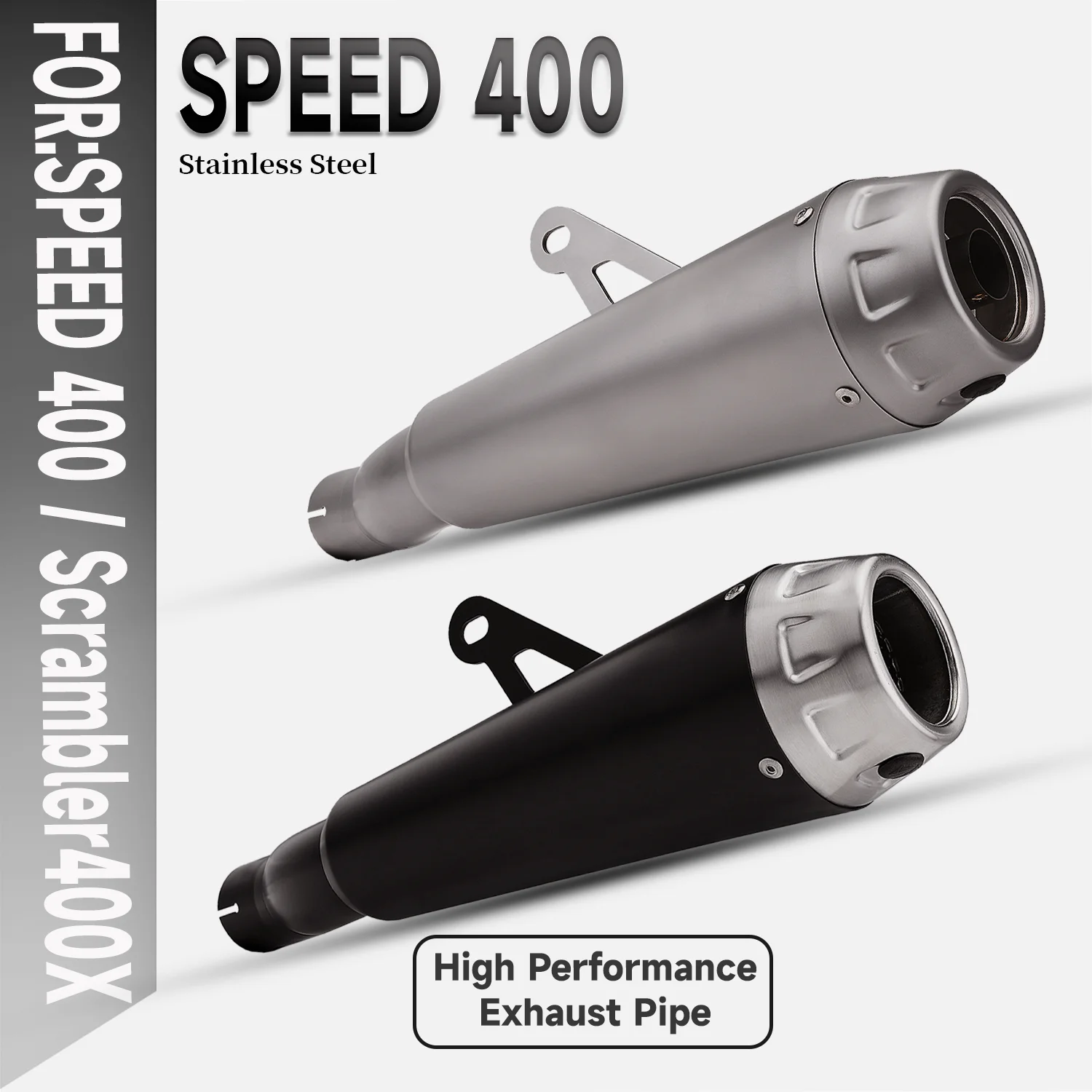 For Triumph Speed 400 Scrambler 400X Motorcycle modification system muffler For Triumph Speed 400 Scrambler 400X 2024-2026
For Triumph Speed 400 Scrambler 400X Motorcycle modification system muffler For Triumph Speed 400 Scrambler 400X 2024-2026