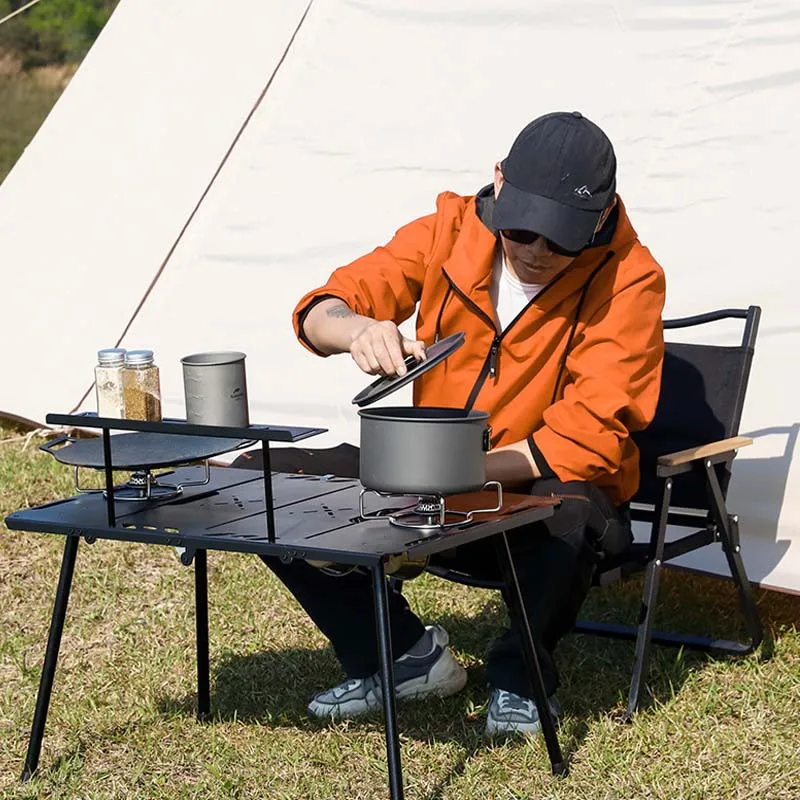 IGT Table Four Fold Table Blackout Style Outdoor Tactical Table IGT Folding Aluminum Alloy Portable Camping Ultra Lightweight
IGT Table Four Fold Table Blackout Style Outdoor Tactical Table IGT Folding Aluminum Alloy Portable Camping Ultra Lightweight